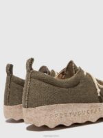 Asportuguesas Shoes Men MILITARY GREEN HEMP SLIP-ON SHOES CHAT 226H202 - Image 5