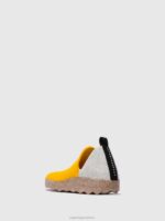 Asportuguesas Shoes Men WHITE YELLOW ROUND TOE SHOES CITY 226H197 - Image 3