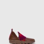 Asportuguesas Shoes Women BROWN/PINK ROUND TOE SHOES CITY 226H104