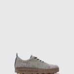 Asportuguesas Shoes Women CHARCOAL LACE-UP SHOES CAMP 226H84
