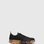 Asportuguesas Shoes Women CHARCOAL PINATEX & MULTICOLOR SOLE SLIP-ON SHOES CAMP 226H40