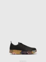 Asportuguesas Shoes Women CHARCOAL PINATEX & MULTICOLOR SOLE SLIP-ON SHOES CAMP 226H40