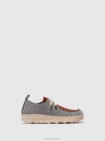 Asportuguesas Shoes Women CONCRETE/BROWN LACE-UP SHOES CHAT 226H114