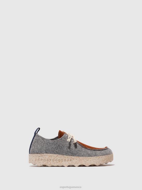 asportuguesas_shoes_women_concrete_brown_lace_up_shoes_chat_226h114.jpg Asportuguesas Shoes Women CONCRETE/BROWN LACE-UP SHOES CHAT 226H114 - Image 1