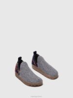 Asportuguesas Shoes Women CONCRETE FELT PRESENTE ROUND TOE SHOES CITY 226H51 - Image 2