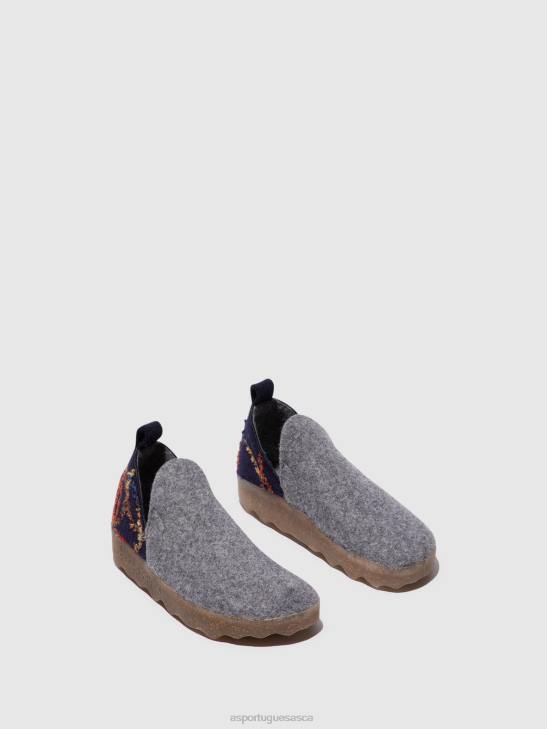Asportuguesas Shoes Women CONCRETE FELT PRESENTE ROUND TOE SHOES CITY 226H51 - Image 2