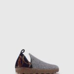 Asportuguesas Shoes Women CONCRETE FELT PRESENTE ROUND TOE SHOES CITY 226H51