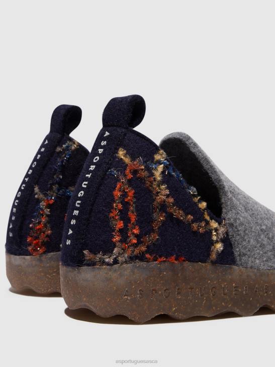 Asportuguesas Shoes Women CONCRETE FELT PRESENTE ROUND TOE SHOES CITY 226H51 - Image 5