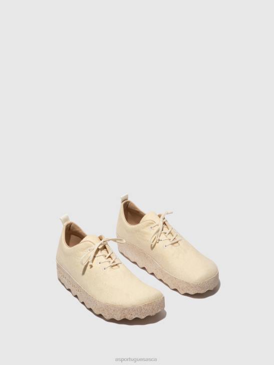 Asportuguesas Shoes Women CREAM PINATEX SLIP-ON SHOES CAMP 226H90 - Image 2