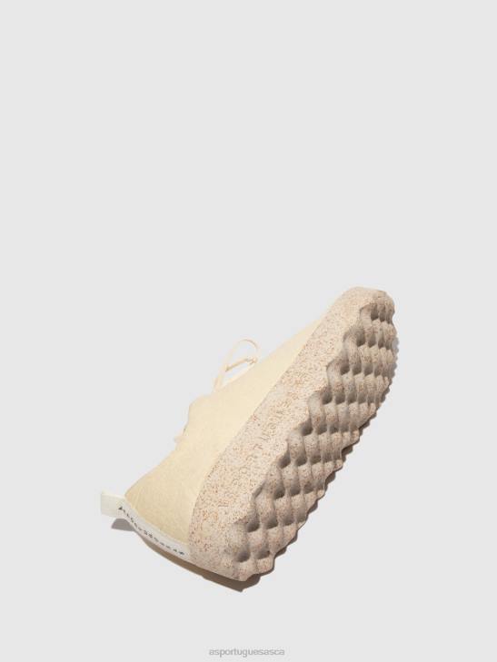 Asportuguesas Shoes Women CREAM PINATEX SLIP-ON SHOES CAMP 226H90 - Image 4