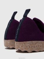 Asportuguesas Shoes Women DARK PURPLE ROUND TOE SHOES CITY 226H49 - Image 5