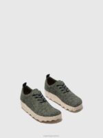 Asportuguesas Shoes Women GREEN LACE-UP SHOES CAMP 226H99 - Image 2