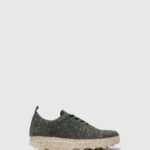 Asportuguesas Shoes Women GREEN LACE-UP SHOES CAMP 226H99