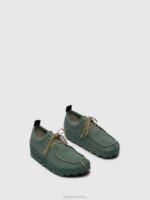 Asportuguesas Shoes Women GREEN LACE-UP SHOES CHAT 226H54 - Image 2