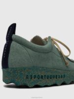 Asportuguesas Shoes Women GREEN LACE-UP SHOES CHAT 226H54 - Image 4
