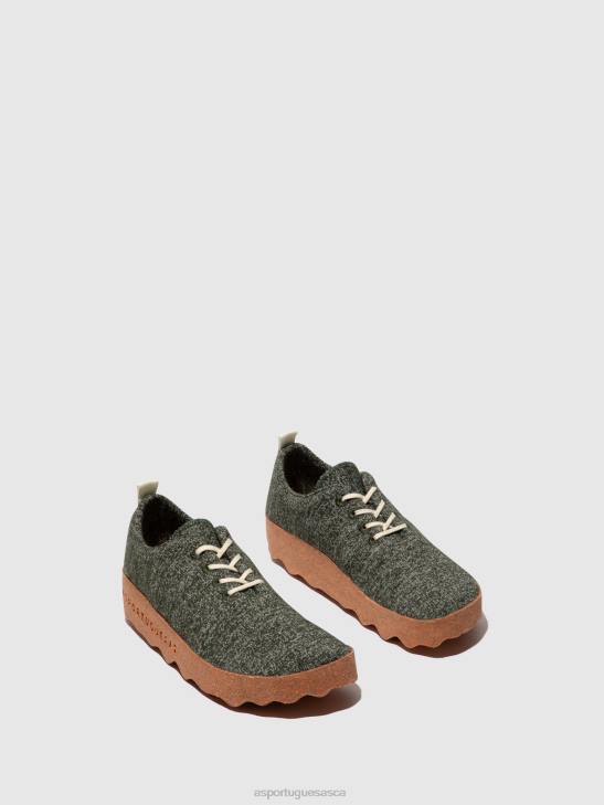 Asportuguesas Shoes Women GREEN MERINO SLIP-ON SHOES CAMP 226H120 - Image 2