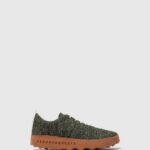 Asportuguesas Shoes Women GREEN MERINO SLIP-ON SHOES CAMP 226H120