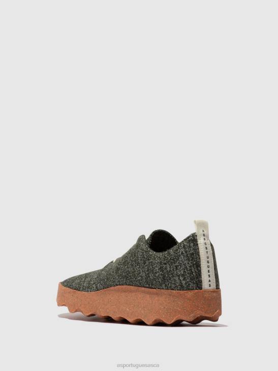 Asportuguesas Shoes Women GREEN MERINO SLIP-ON SHOES CAMP 226H120 - Image 3