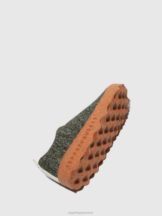 Asportuguesas Shoes Women GREEN MERINO SLIP-ON SHOES CAMP 226H120 - Image 4