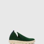 Asportuguesas Shoes Women GREEN ROUND TOE SHOES CITY 226H112