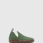 Asportuguesas Shoes Women GREEN ROUND TOE SHOES CITY 226H89