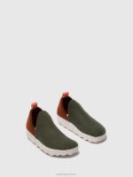 Asportuguesas Shoes Women GREY ORANGE ROUND TOE SHOES CITY 226H79 - Image 2