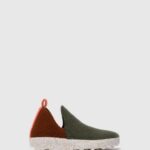 Asportuguesas Shoes Women GREY ORANGE ROUND TOE SHOES CITY 226H79