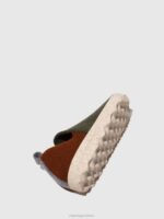 Asportuguesas Shoes Women MILITARY GREEN/ BROWN ROUND TOE SHOES CITY 226H96 - Image 4