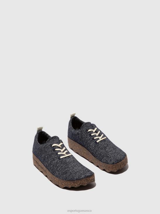 Asportuguesas Shoes Women NAVY MERINO SLIP-ON SHOES CAMP 226H119 - Image 2