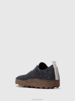Asportuguesas Shoes Women NAVY MERINO SLIP-ON SHOES CAMP 226H119 - Image 3