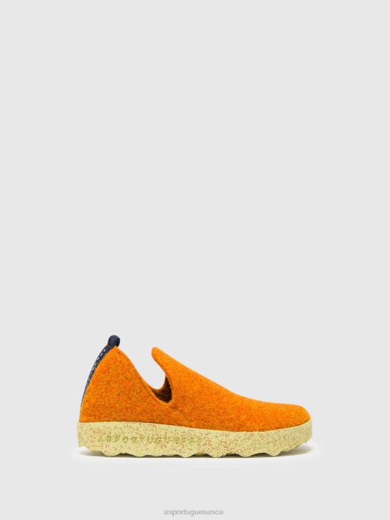 Asportuguesas Shoes Women ORANGE ROUND TOE SHOES CITY 226H111 - Image 1