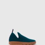 Asportuguesas Shoes Women PEACOCK BLUE ROUND TOE SHOES CITY 226H34