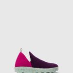 Asportuguesas Shoes Women PINK PURPLE ROUND TOE SHOES CITY 226H50