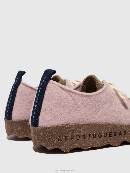 Asportuguesas Shoes Women PINK/TAUPE LACE-UP SHOES CHAT 226H108 - Image 5