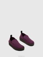 Asportuguesas Shoes Women PURPLE ROUND TOE SHOES CREW 226H68 - Image 2