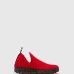 Asportuguesas Shoes Women RED ROUND TOE SHOES CITY 226H55