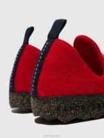 Asportuguesas Shoes Women RED ROUND TOE SHOES CITY 226H55 - Image 5