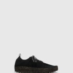Asportuguesas Trainers Men BLACK LACE-UP TRAINERS CODE 226H188