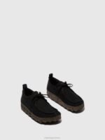 Asportuguesas Trainers Men BLACK RECYCLED LINEN LACE-UP TRAINERS CHAT 226H198 - Image 2