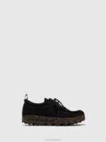 Asportuguesas Trainers Men BLACK RECYCLED LINEN LACE-UP TRAINERS CHAT 226H198