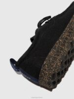 Asportuguesas Trainers Men BLACK RECYCLED LINEN LACE-UP TRAINERS CHAT 226H198 - Image 4