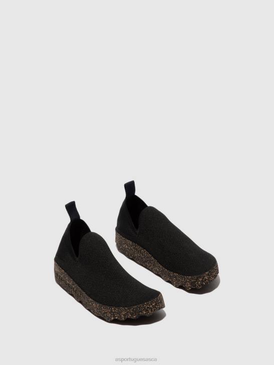 Asportuguesas Trainers Men BLACK S.CAFE STRETCH ELASTICATED TRAINERS CARE 226H190 - Image 2