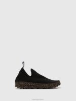 Asportuguesas Trainers Men BLACK S.CAFE STRETCH ELASTICATED TRAINERS CARE 226H190