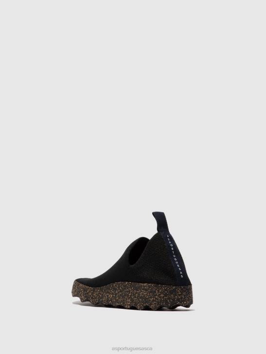 Asportuguesas Trainers Men BLACK S.CAFE STRETCH ELASTICATED TRAINERS CARE 226H190 - Image 3