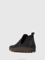 Asportuguesas Trainers Men BLACK SLIP-ON TRAINERS CITY 226H205 - Image 3