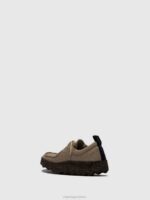 Asportuguesas Trainers Men BROWN LACE-UP TRAINERS CHAT SAND 226H194 - Image 3