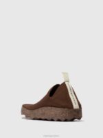Asportuguesas Trainers Men BROWN SLIP-ON TRAINERS CARE 226H192 - Image 3