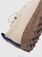Asportuguesas Trainers Men NATURAL RECYCLED LINEN LACE-UP TRAINERS CHAT 226H201 - Image 4