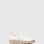 Asportuguesas Trainers Men WHITE SLIP-ON TRAINERS CITY 226H207