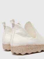 Asportuguesas Trainers Men WHITE SLIP-ON TRAINERS CITY 226H207 - Image 5